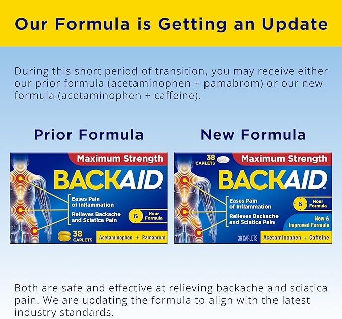 Viên Uống Giảm Đau Backaid Maximum Strength – Hộp 38 viên