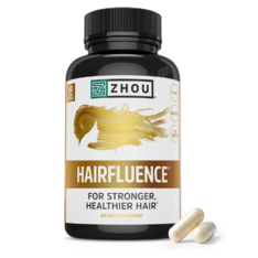 Viên Uống Hỗ Trợ Tóc, Da và Móng Zhou Hairfluence Vegan Biotin Supplement – Hộp 60 Viên