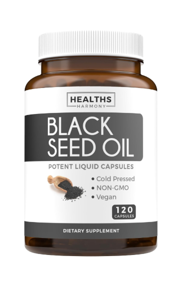 Viên Uống Tinh Dầu Hạt Đen Healths Harmony Black Seed Oil 500mg – Hộp 120 Viên