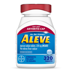 Viên Uống Giảm Đau Hạ Sốt Aleve Naproxen Sodium 220mg Arthritis Cap – Hộp 320 viên
