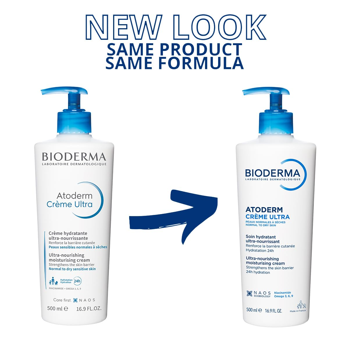 Kem Dưỡng Ẩm Toàn Thân Bioderma Atoderm Crème Ultra – Chai 16.9 Oz
