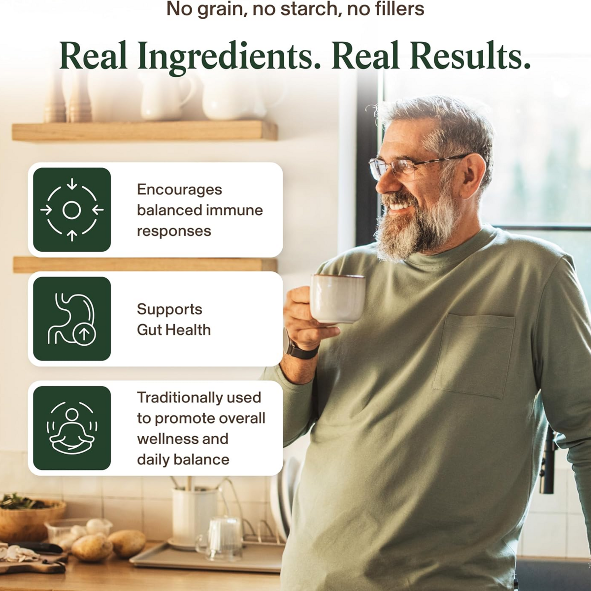 Viên Uống Chiết Xuất Nấm Vân Chi Hữu Cơ Real Mushrooms Organic Turkey Tail Capsules – Hộp 200 viên