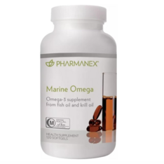 Viên Uống Pharmanex Marine Omega Omega-3 từ Dầu Cá Và Dầu Nhuyễn Thể – Hộp 120 Viên