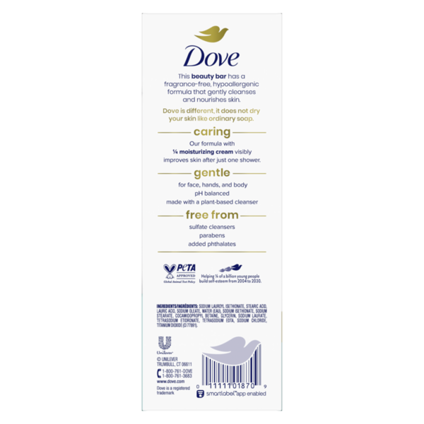 Xà Phòng Dưỡng Ẩm Cho Da Nhạy Cảm Dove Beauty Bar Sensitive Skin - Hộp 16 Thanh X 106g