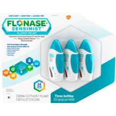 Xịt Mũi Giảm Triệu Chứng Dị Ứng Flonase Sensimist Allergy Relief Nasal Spray – Set 3 Chai