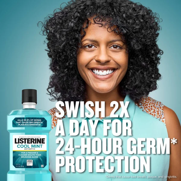 Nước Súc Miệng Listerine Cool Mint Antiseptic - 2 Chai X 1.5L