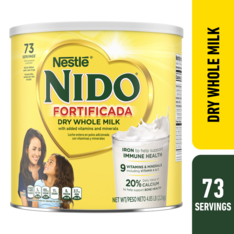 Sữa Bột Dinh Dưỡng NIDO Fortificada Dry Whole Milk Powdered Drink Mix – Lon 4.85 lb