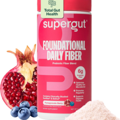 Bột Bổ Sung Chất Xơ Supergut Foundational Prebiotic Fiber Supplement Vị Lựu – Hộp