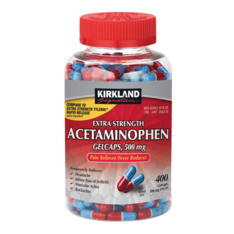 Viên Uống Giảm Đau Hạ Sốt Kirkland Signature Acetaminophen - Hộp 400 Viên