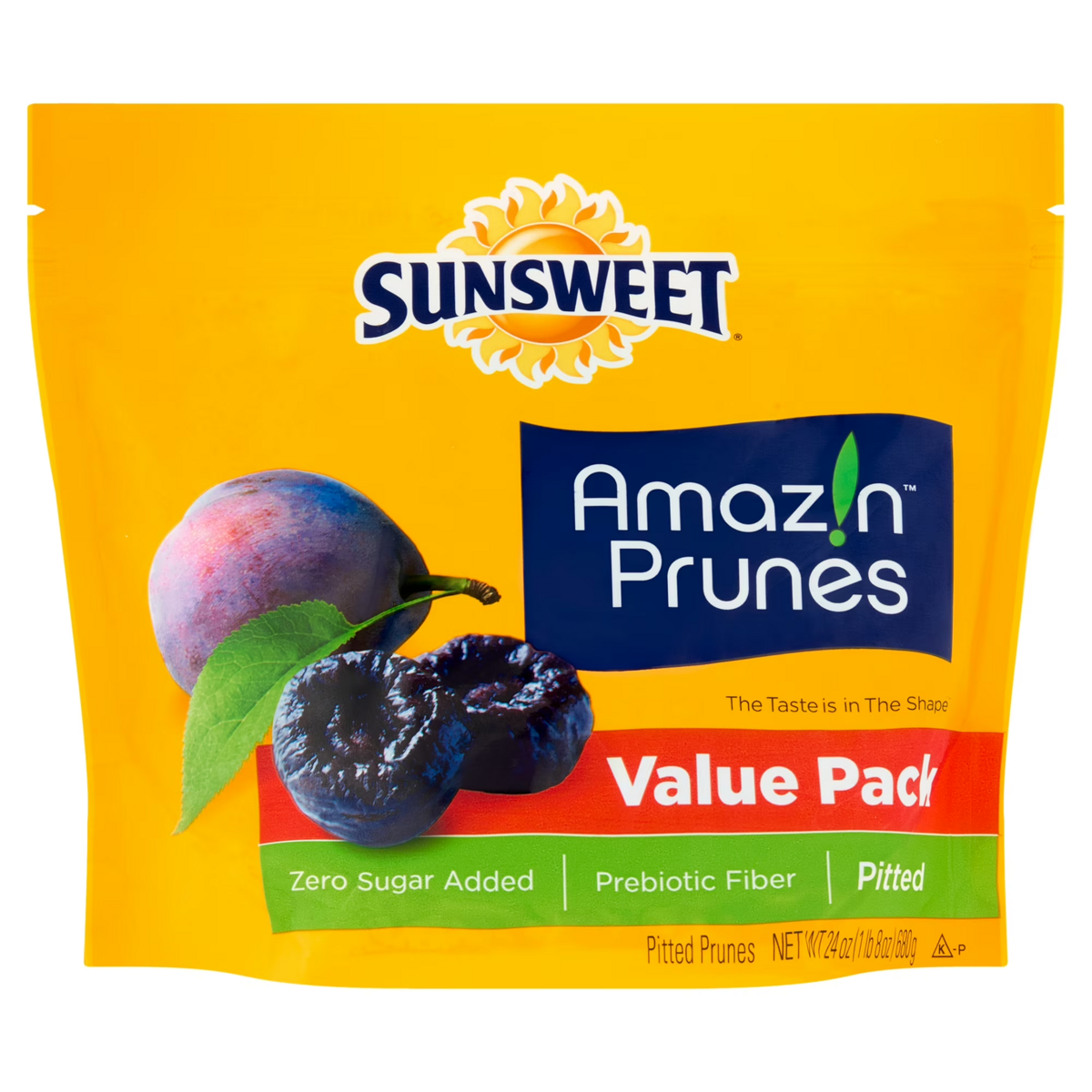 Mận Khô Không Hạt Sunsweet Amazin Pitted Prunes – Túi 680g