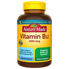 Viên Uống Nature Made Vitamin B12 1000 mcg Softgels – Hộp 400 viên