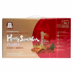 Nước Hồng Sâm Hàn Quốc Plus Hong Sam Won Plus Red Ginseng Drink –  Hộp 30 Gói x 50 ml