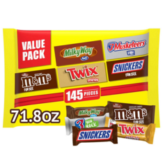 Kẹo Socola Tổng Hợp Mars Milk Chocolate Variety Pack – Túi 145 viên