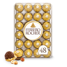 Kẹo Socola Ferrero Rocher Premium Milk Chocolate Hazelnut - Hộp 48 Viên