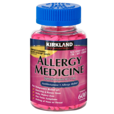 Viên Uống Hỗ Trợ Giảm Dị Ứng Kirkland Signature Allergy Medicine Mini Tabs 25mg – Hộp 600 viên