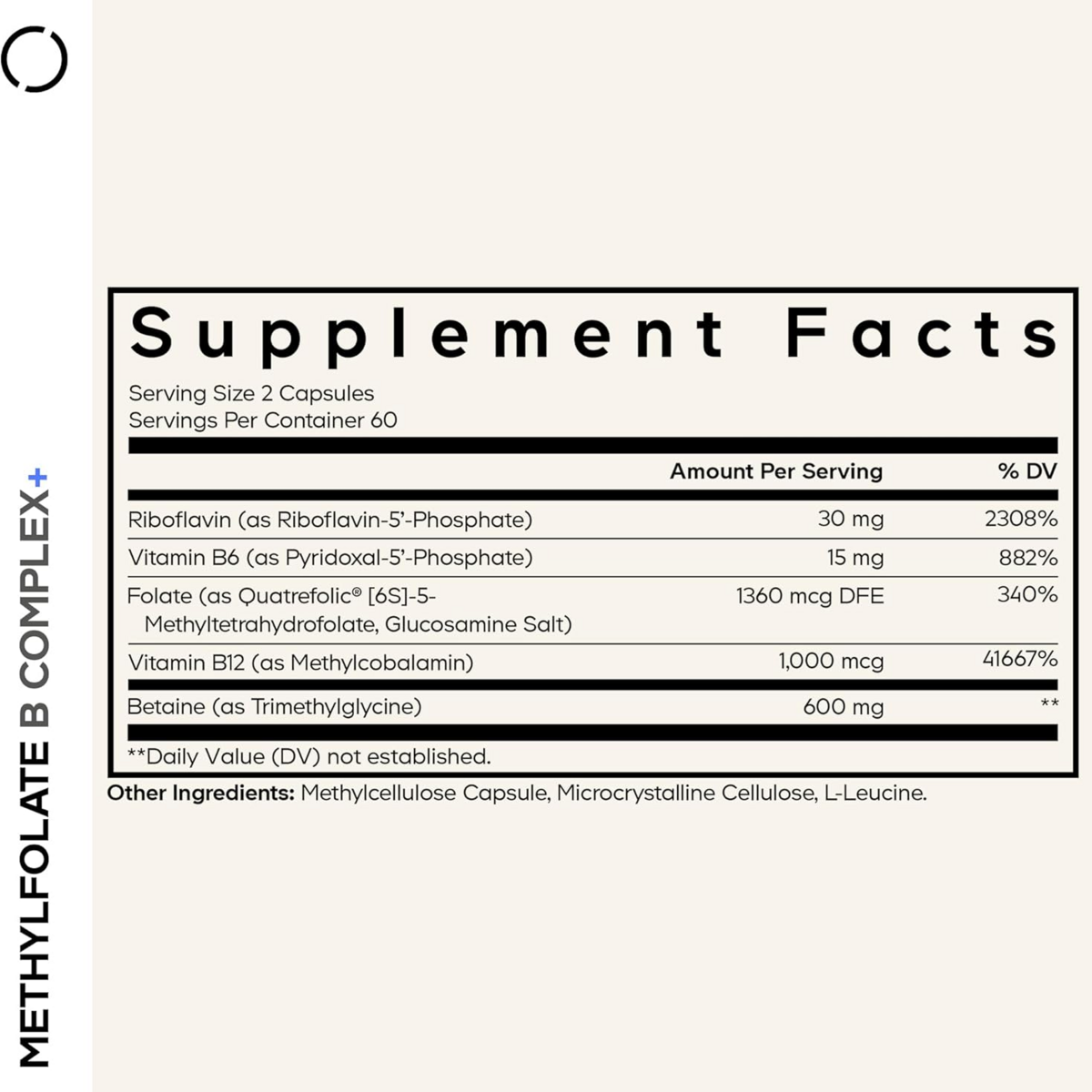 Codeage Methylfolate B Complex+ - Hộp 120 Viên