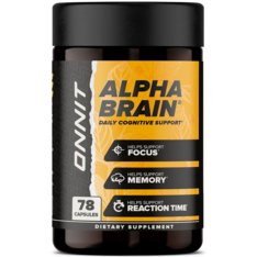 Viên Uống Onnit Alpha Brain Hỗ Trợ Trí Nhớ Và Tập Trung – Hộp 78 Viên