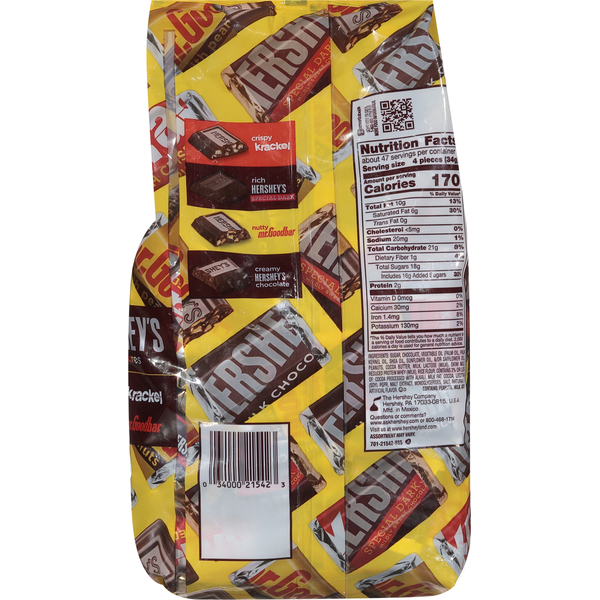 HERSHEY'S Miniatures Variety Pack Chocolate Candy, 180 pcs.