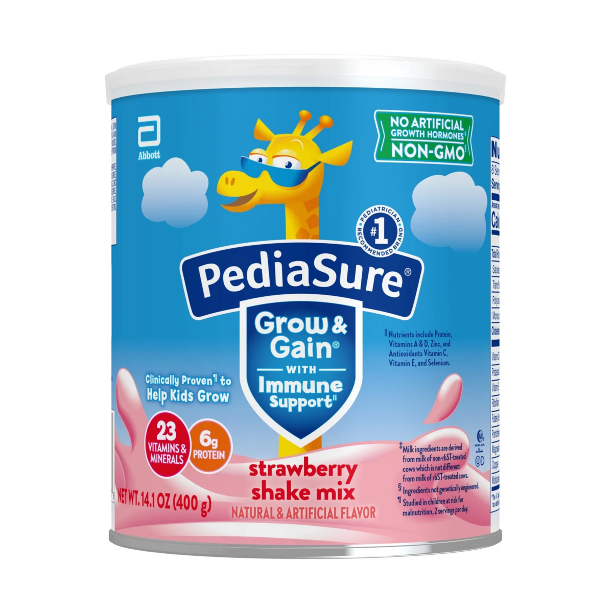 Sữa Bột PediaSure Grow & Gain Strawberry 400G