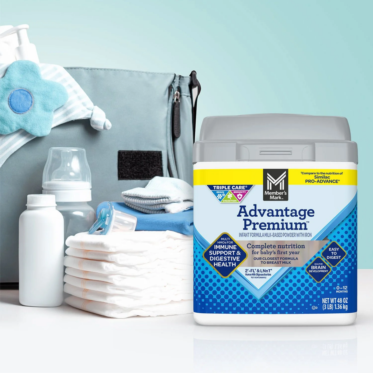 Member's Mark, Advantage Premium, Infant Formula - 48 oz.