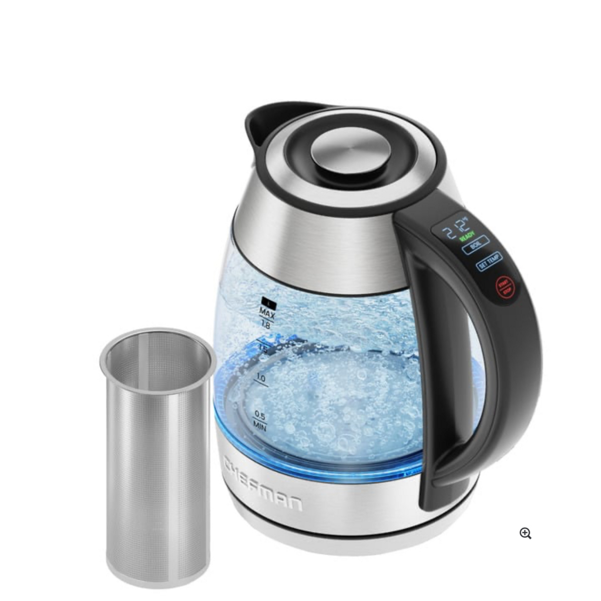 Ấm Đun Nước Điện Chefman Custom 1,8L