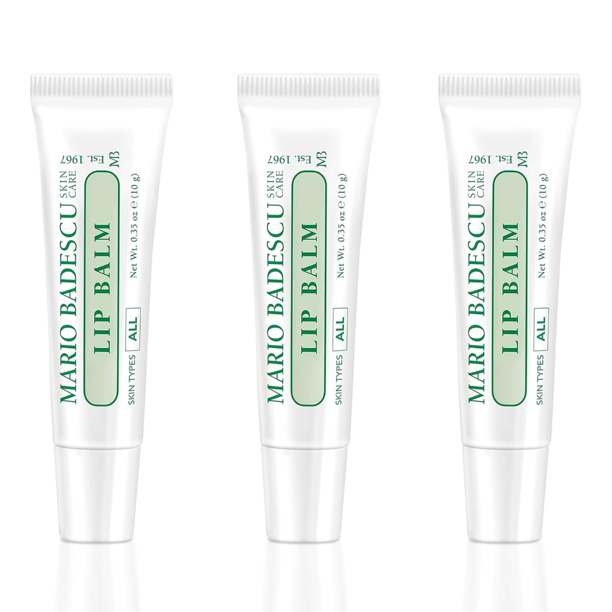 Son Dưỡng Môi Mario Badescu Moisturizing Lip Balm – Set 3 Tuýp x 10g