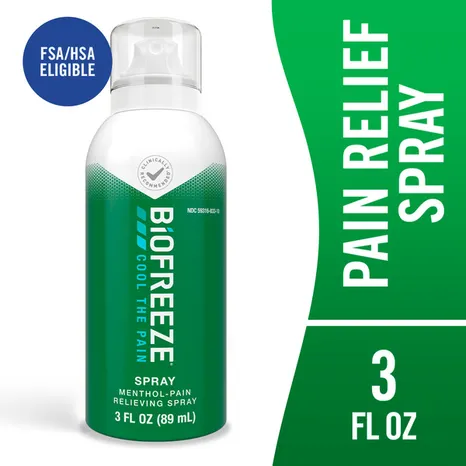Chai Xịt Giảm Đau Biofreeze Pain Relief Spray Menthol 3 Oz