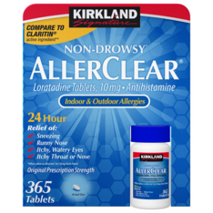 Viên Uống Hỗ Trợ Giảm Dị Ứng Kirkland Signature AllerClear 10 mg – Hộp 365 viên