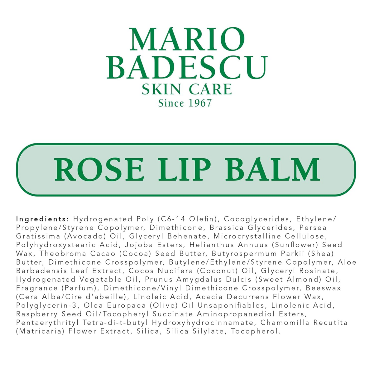 Son Dưỡng Môi 3 Hương Mario Badescu Moisturizing Lip Balm Original, Rose & Mint – Set 3 Tuýp x 10g