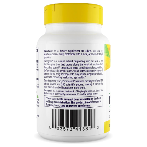 Viên Uống Hỗ Trợ Tim Mạch Và Chống Oxy Hóa Healthy Origins Pycnogenol 150mg – Hộp 120 Viên