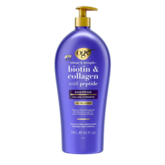 Dầu Gội Hỗ Trợ Dày Tóc, Giảm Gãy Rụng OGX Biotin & Collagen Volume & Strength Shampoo - Chai 1183ml