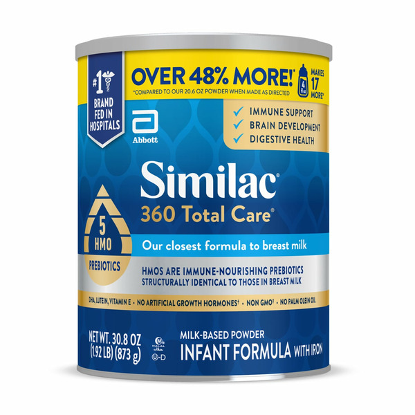 Sữa Công Thức Similac 360 Total Care Infant Formula - Lon 873g