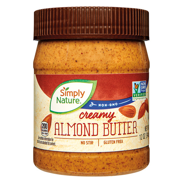 Bơ Hạnh Nhân Simply Nature Creamy Almond Butter – Hũ 12 Oz 