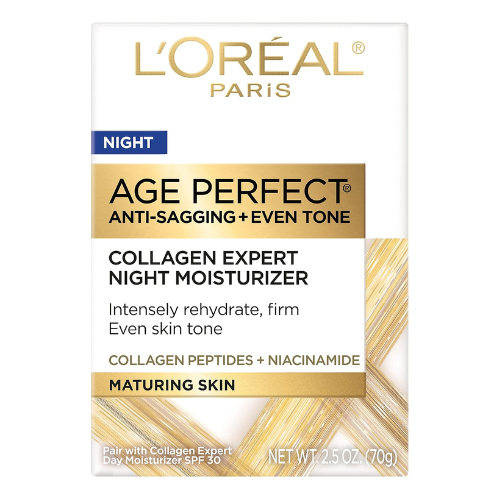 Kem Dưỡng Da Ban Đêm L'Oréal Paris Age Perfect Collagen Expert Night Moisturizer – Hũ 2.5 Oz