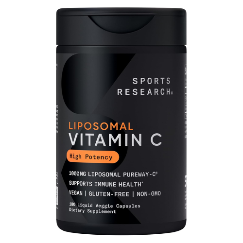 Viên Uống Sports Research Liposomal Vitamin C 1000mg – Hộp 180 Viên