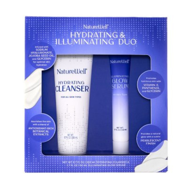 Bộ Sữa Rửa Mặt & Serum Dưỡng Sáng Da NatureWell Hydrating & Illuminating Duo