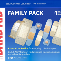 Băng Cá Nhân BAND-AID Family Pack 280 Miếng – Bảo Vệ Vết Thương Hàng Ngày