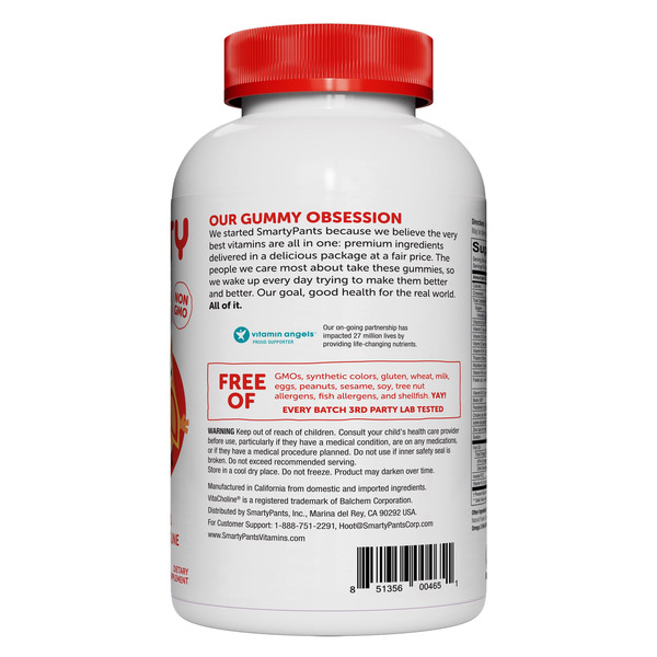 Kẹo Dẻo Vitamin Tổng Hợp SmartyPants Daily Gummy Multivitamin – Hộp 180 Viên