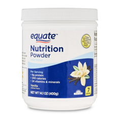 Bột Dinh Dưỡng Tổng Hợp Vị Vani Equate Adult Nutrition Powder Vanilla – Hộp 400g