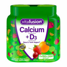 Kẹo Dẻo Bổ Sung Canxi & Vitamin D3 Vitafusion – 2 Hộp x 100 Viên