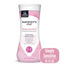 Dung Dịch Vệ Sinh Phụ Nữ Summer’s Eve Simply Sensitive Daily Feminine Wash Dành Cho Da Nhạy Cảm – Chai 444ml