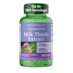 Viên Uống Puritan’s Pride Milk Thistle Hỗ Trợ Chức Năng Gan - Hộp 180 Viên