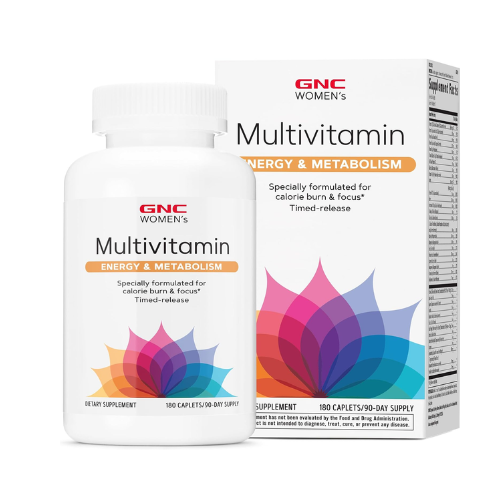 Viên Uống Vitamin Tổng Hợp Dành Cho Phụ Nữ GNC Women’s Multivitamin Energy & Metabolism – Hộp 180 viên