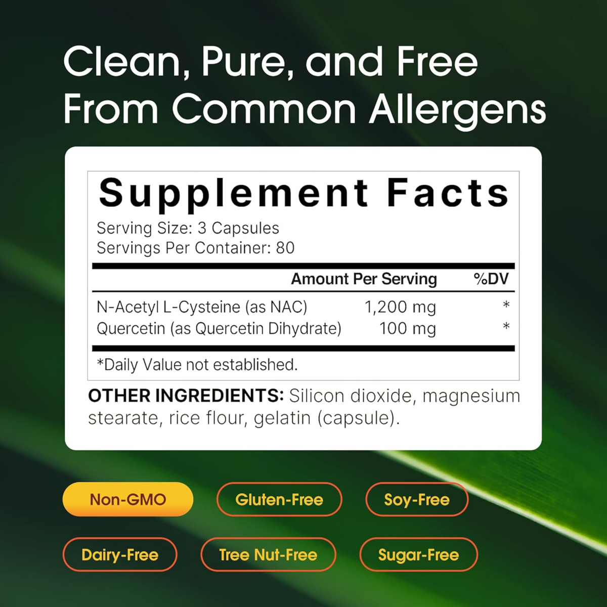 Viên Uống NatureBell NAC 1,200mg with Quercetin – Hộp 240 Viên