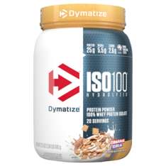 Bột Protein Dymatize ISO100 Hydrolyzed Cinnamon Cereal Hương Ngũ Cốc Quế – Hộp 1.34LB