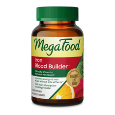 Viên Uống Bổ Sung Sắt MegaFood Blood Builder Iron Supplement – Hộp 30 Viên
