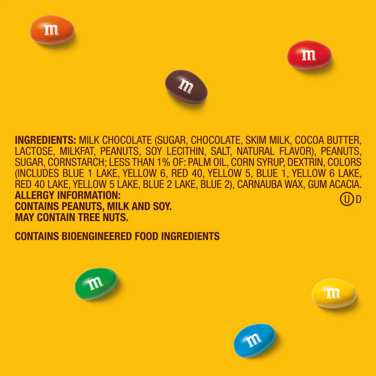 Kẹo Socola M&M'S Peanut Milk Chocolate Candy - Hộp 1757.7g