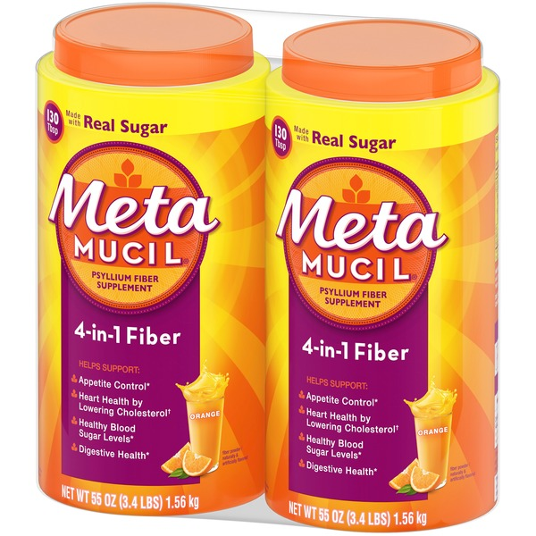Bột Hỗ Trợ Tiêu Hóa Metamucil Original – 2 Hộp X 1.56kg