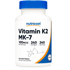 Viên Uống Nutricost Vitamin K2 MK-7 100mcg – Hộp 100 Viên