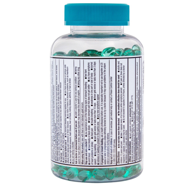 Viên Uống Giảm Đau Hạ Sốt Kirkland Signature Mini Ibuprofen 200 mg – Hộp 500 Viên Nang Mềm